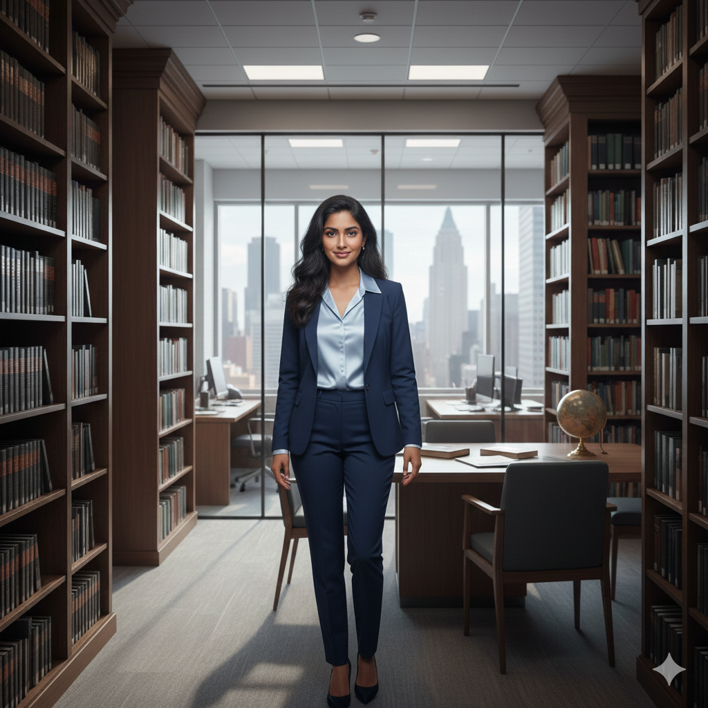 Navy Blue Business Suit