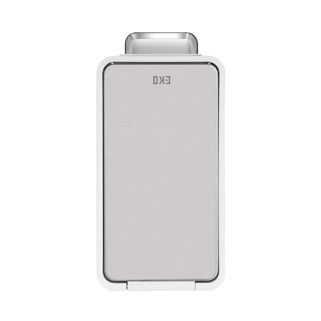 EKO 6.7L Step Trash Can – 2-Pack Stainless Steel Set with Soft-Close Lid, Removable Inner Bucket, Odor-Locking Design & Space-Saving Footprint