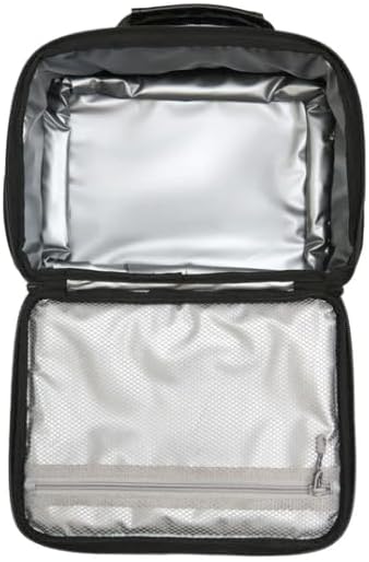 Expandable Insulated Lunch Bag Compatible with Lolë – 8L Capacity, Leak-Proof, Adjustable Strap, Portable & Stylish (Black)