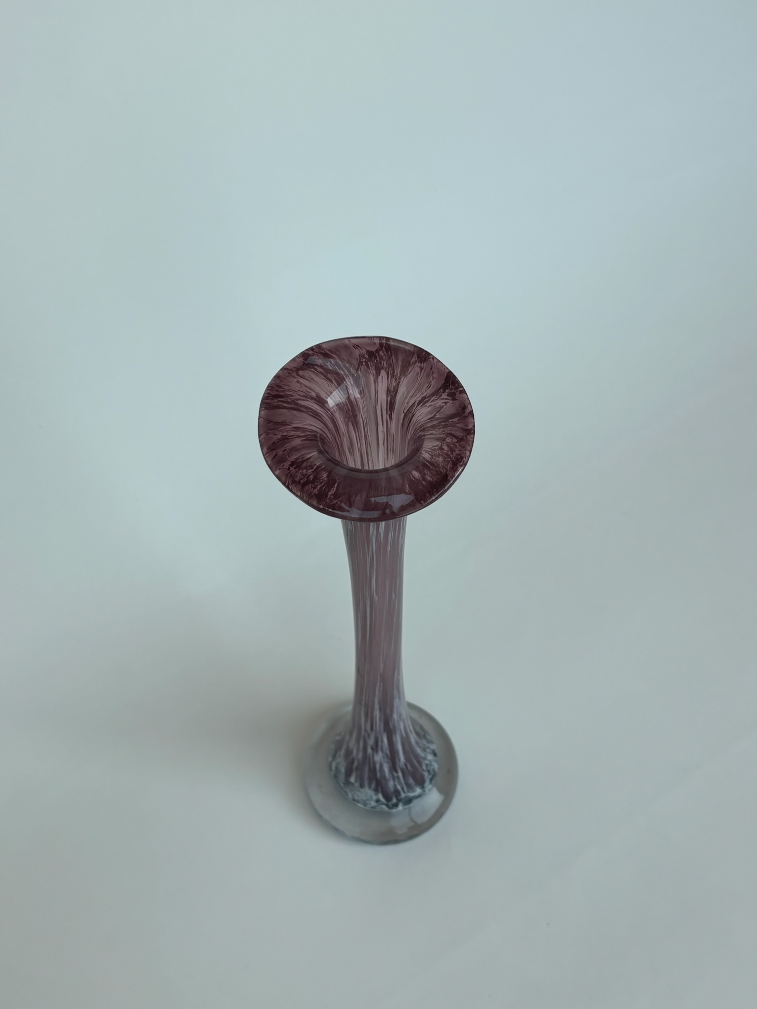 GLASS LILY VASE