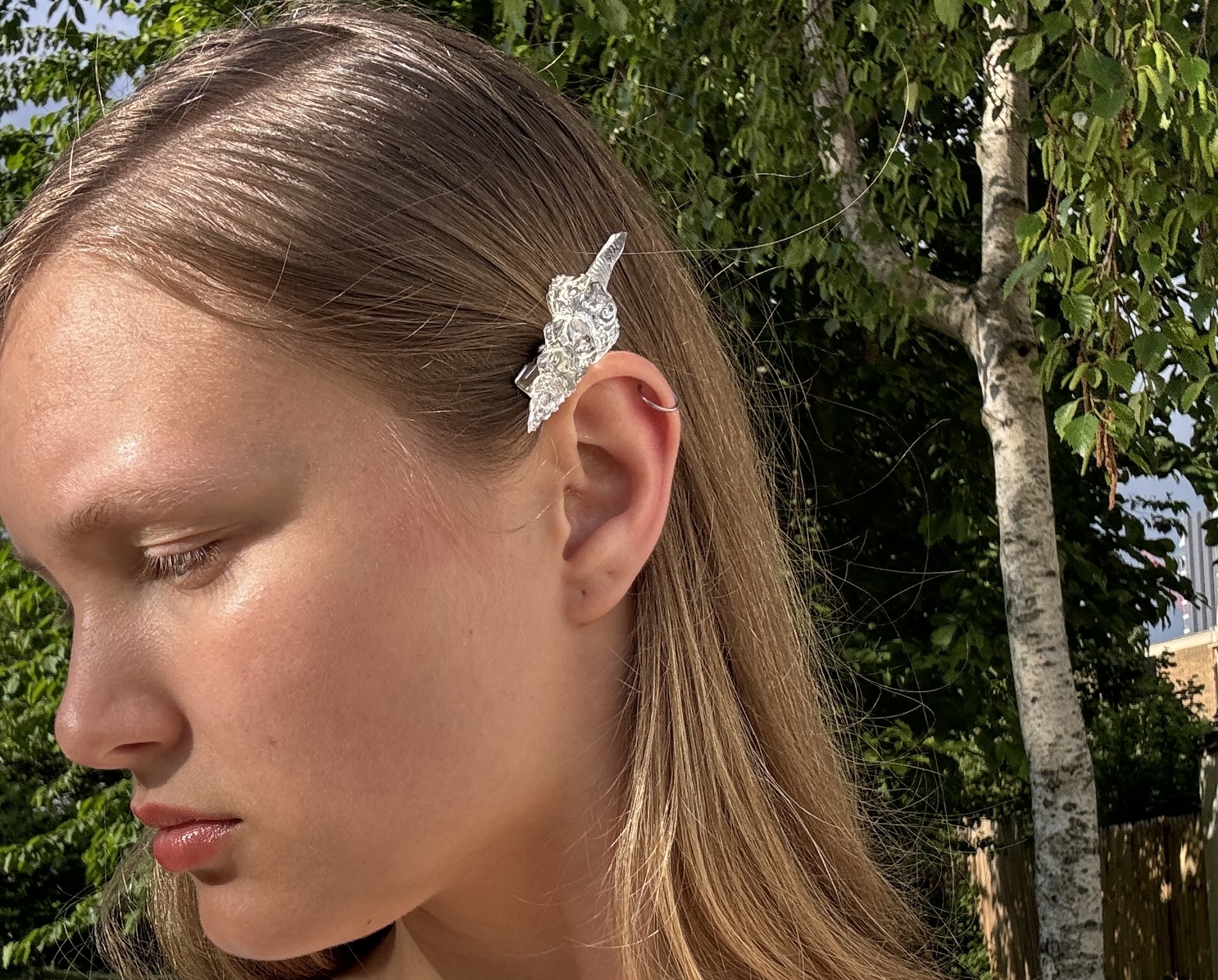 SPIRE SHELL HAIR CLIP