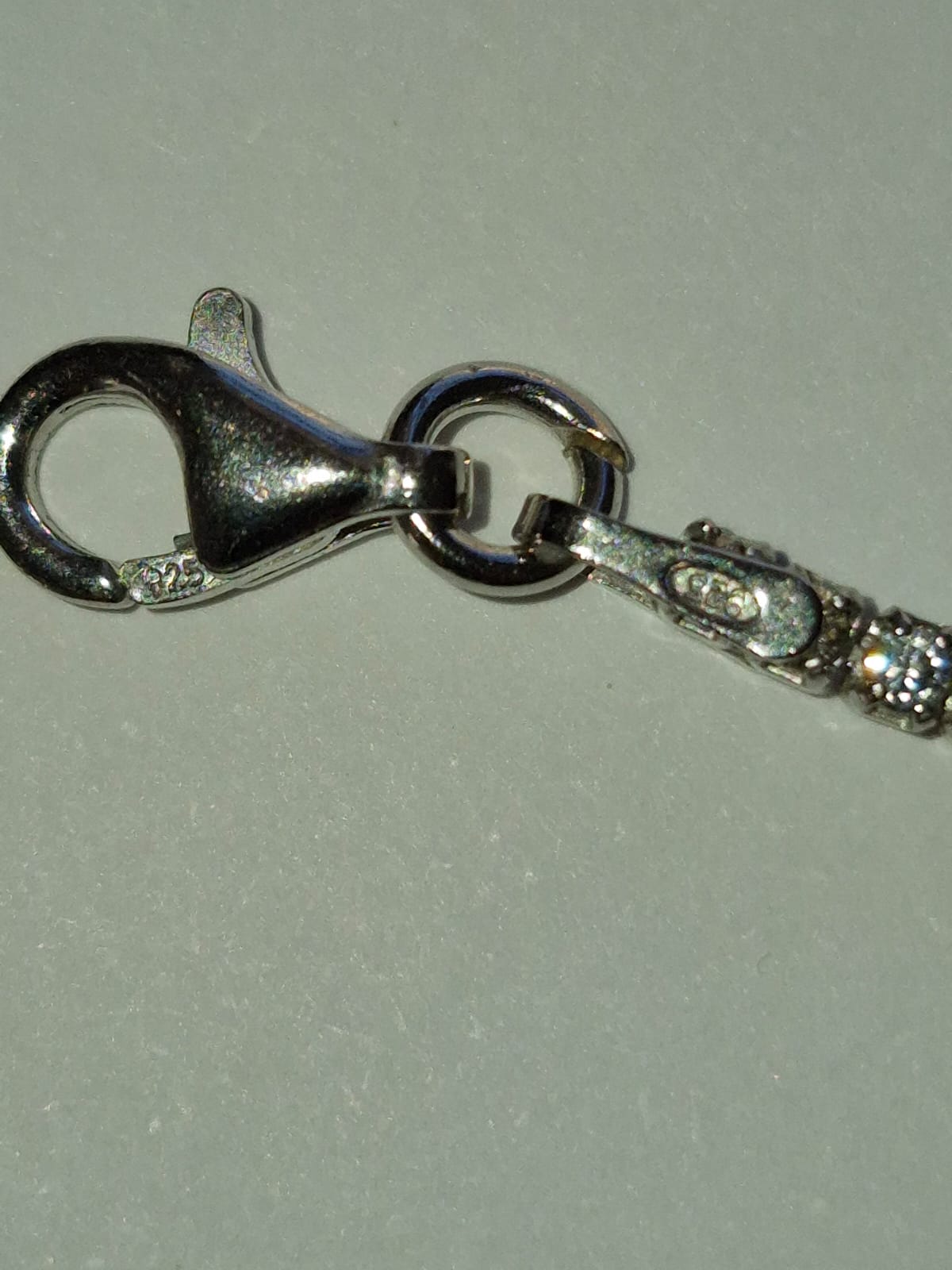 Pulsera de corazón de piedra azul