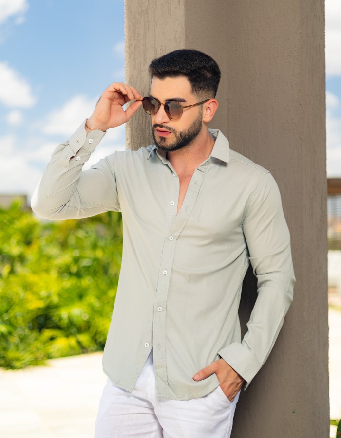 Camisa Linho Premium Lisboa M/L