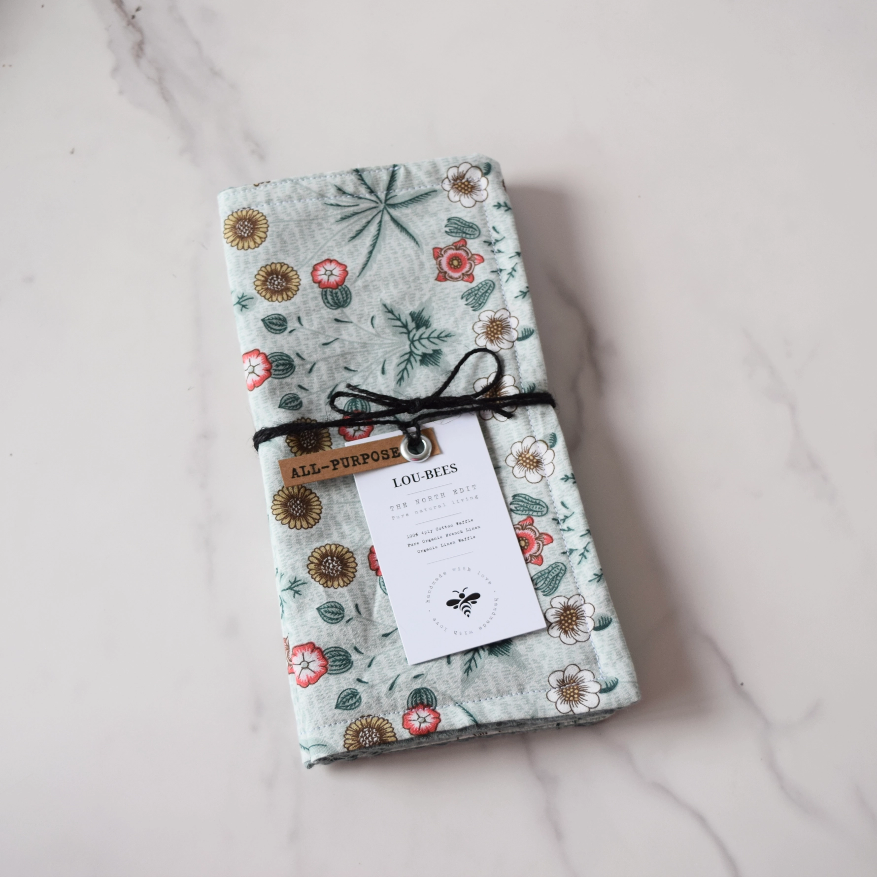 Dish Cloths, Eco Friendly, Reusable William Morris Cloths, Daisy