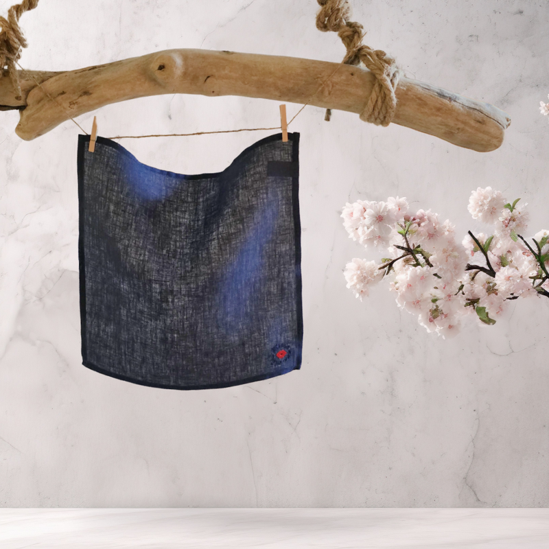 Linen Napkins, Set of 4, Navy