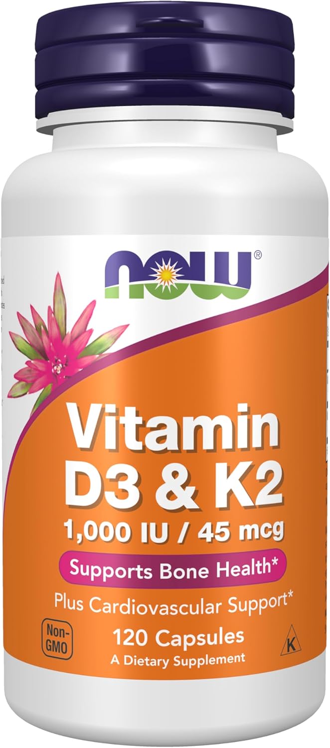 Vitamina D-3 & K-2 - 120 cápsulas
