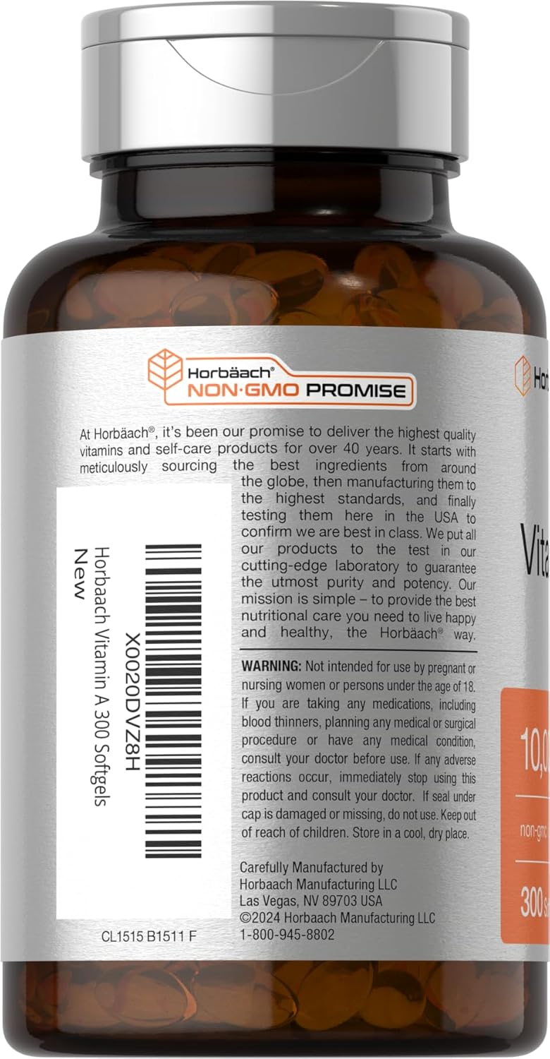 Vitamina A 10,000 IU (3,000 mcg) 