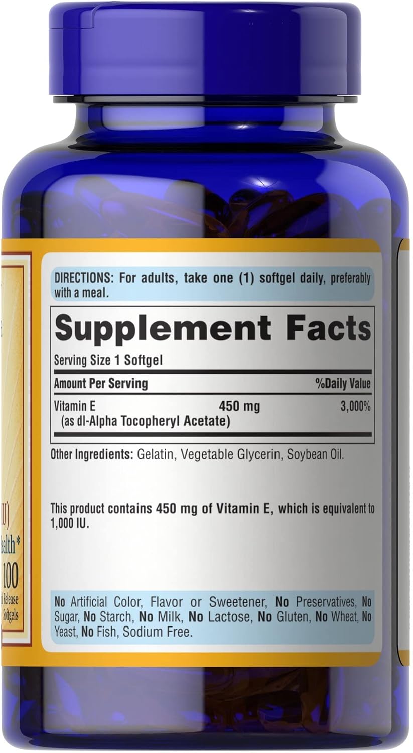 Vitamina E 450 mg (1000 IU)