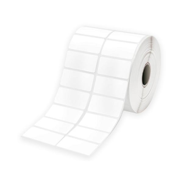 Rollo de etiquetas autoadhesivas 51mm x 25mm (5,000 unds x rollo)