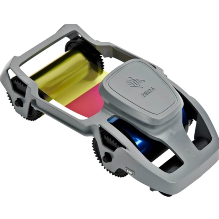 cinta ymcko 800300-350LA con rendimiento de 200 imágenes para impresoras de tarjetas Zebra zc300 y zc100