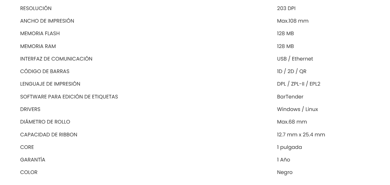Impresora de Etiquetas Honeywell PC42E-TB02200