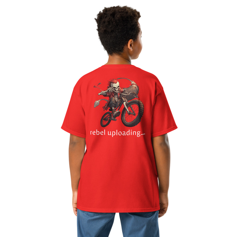 Youth "rebel uploading" classic tee