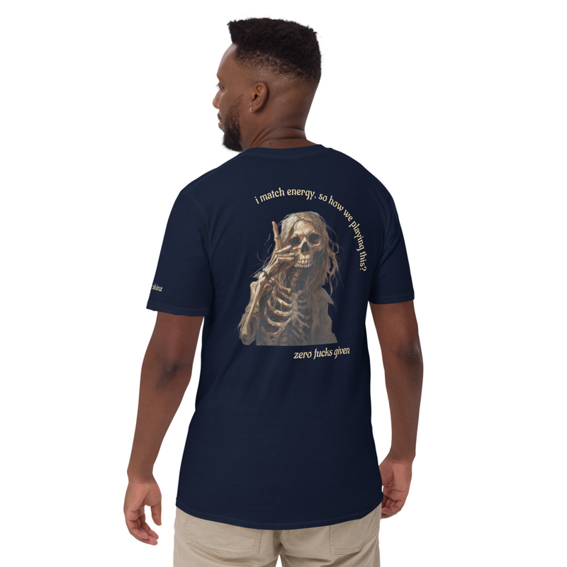 Short-Sleeve "zero f***s" Unisex T-Shirt