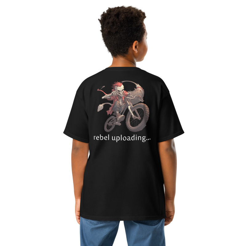 Youth "rebel uploading" classic tee