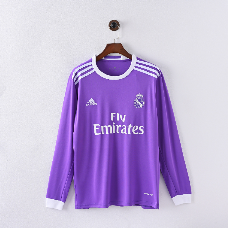 Camiseta de fútbol Real Madrid morada