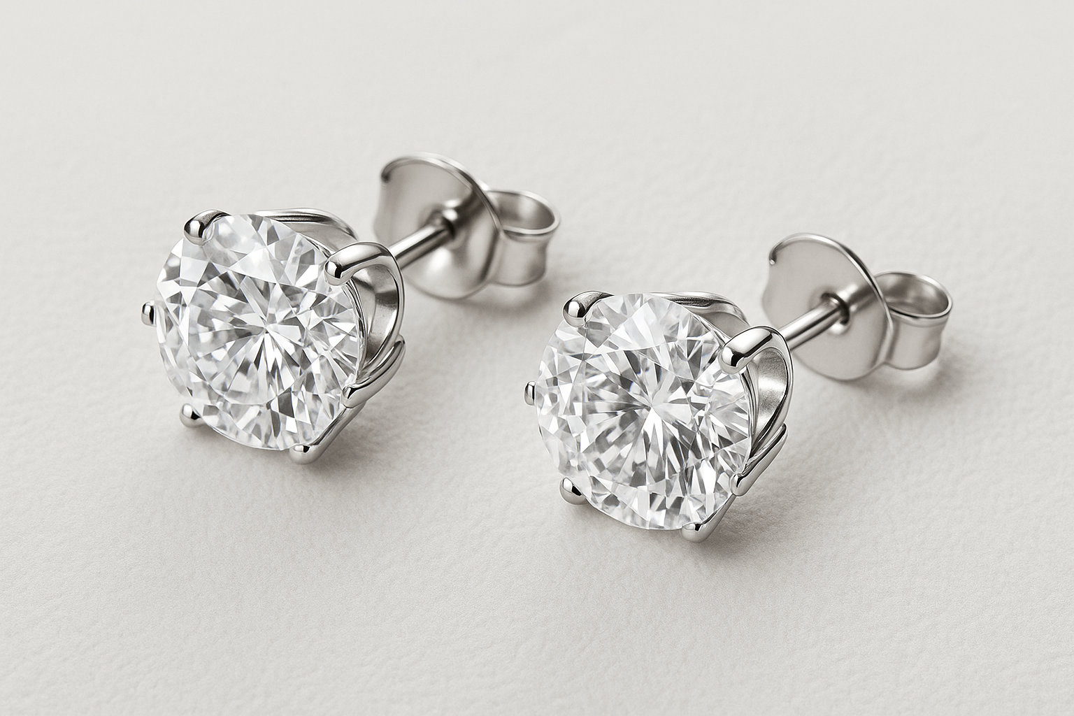 Boucles d’oreilles argent acier inoxydable