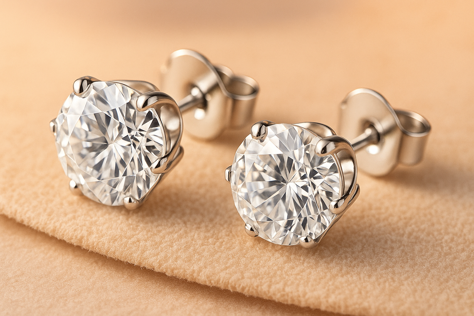 Boucles d’oreilles argent acier inoxydable 