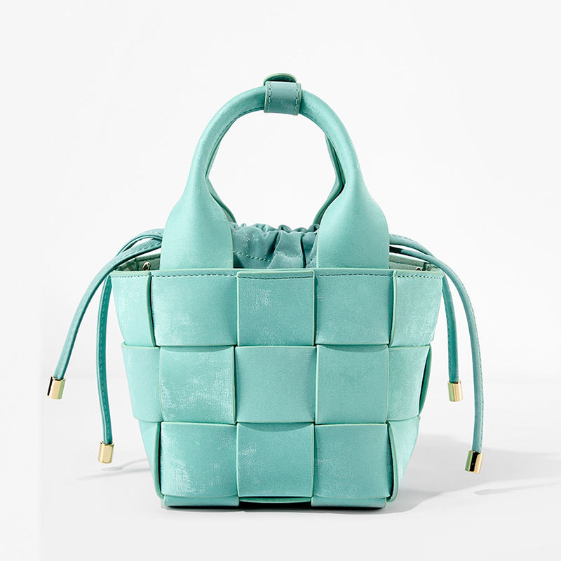 Woven Velvet Mini Tote Bag