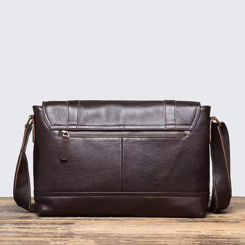 Leather Messenger Bag