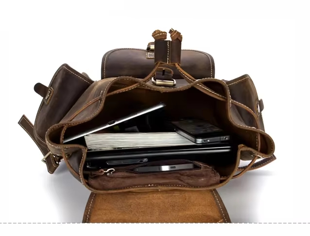 Vintage Leather Backpack