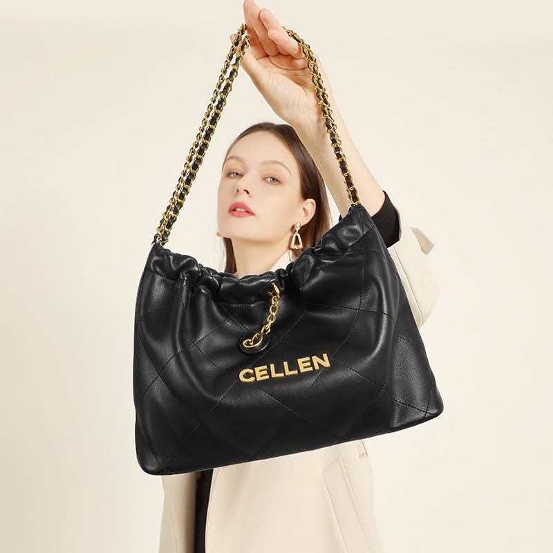 Quilted Black Shoulder Bag