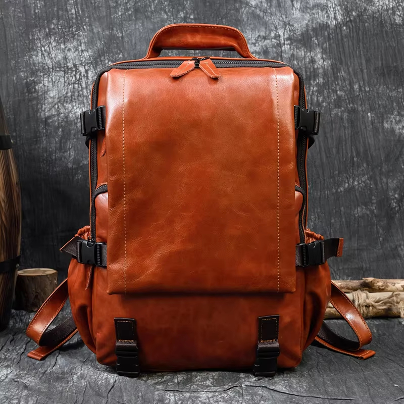 Premium Leather Backpack