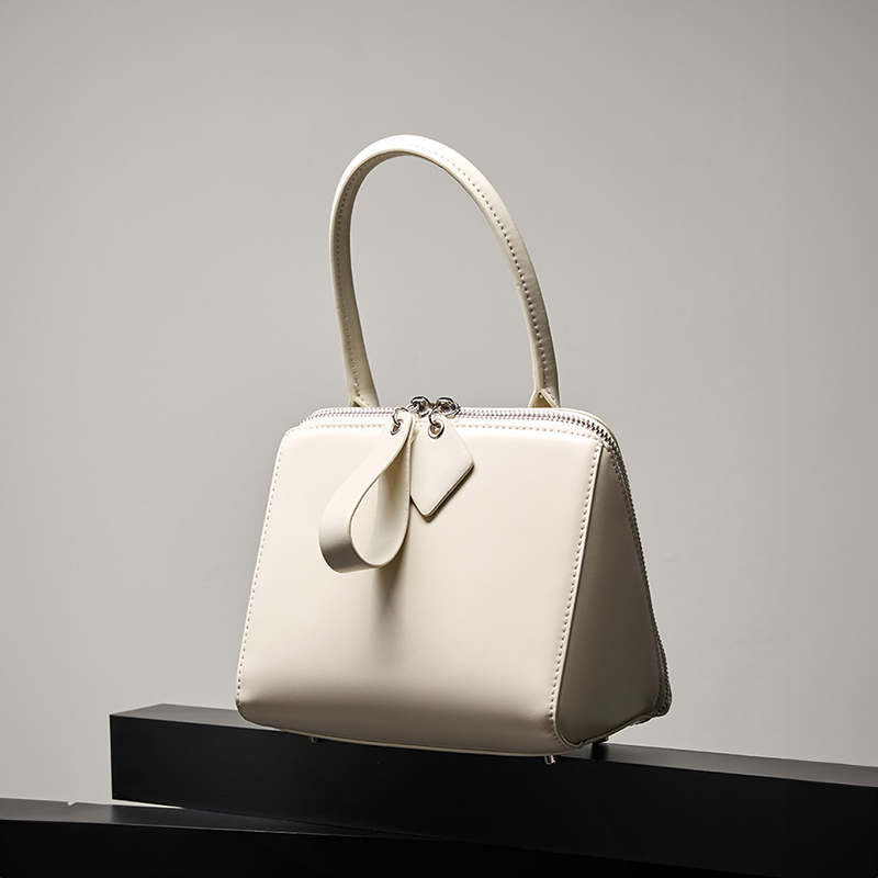 Classic Brown Leather Handbag