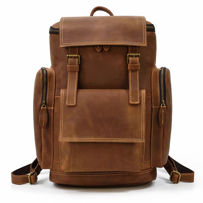 Vintage Leather Backpack