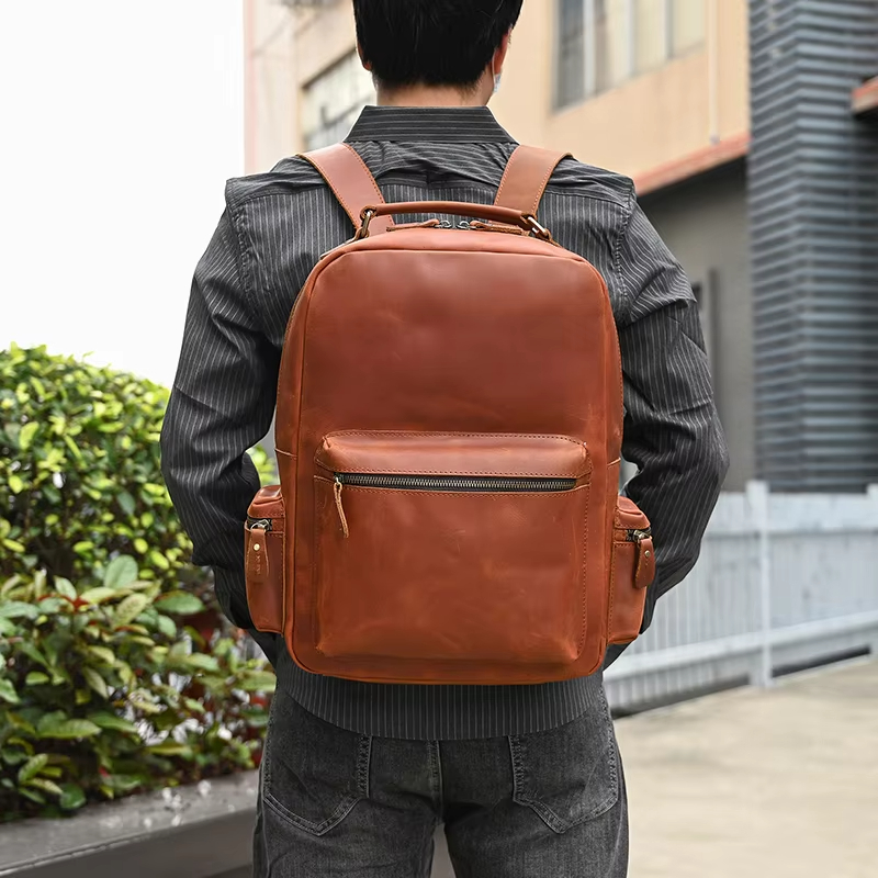 Classic Leather Backpack
