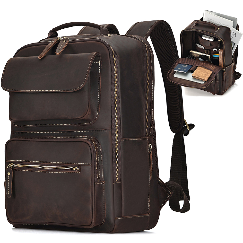 Vintage Leather Backpack