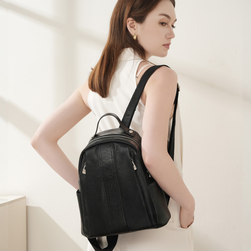 Classic Leather Backpack