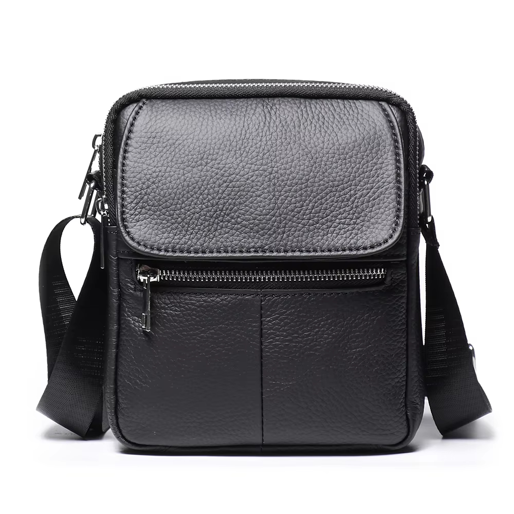 Men's Leather Crossbody Bag