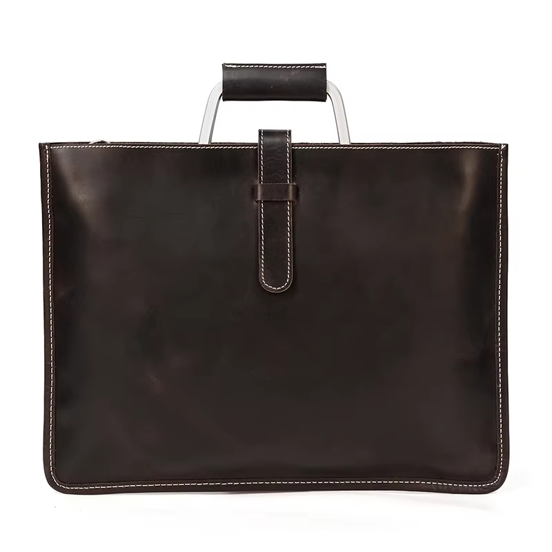 Brown Leather Messenger Bag