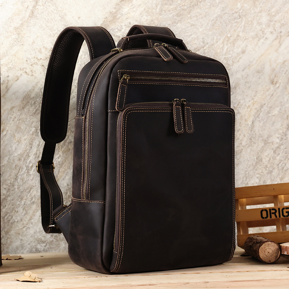 Classic Leather Backpack