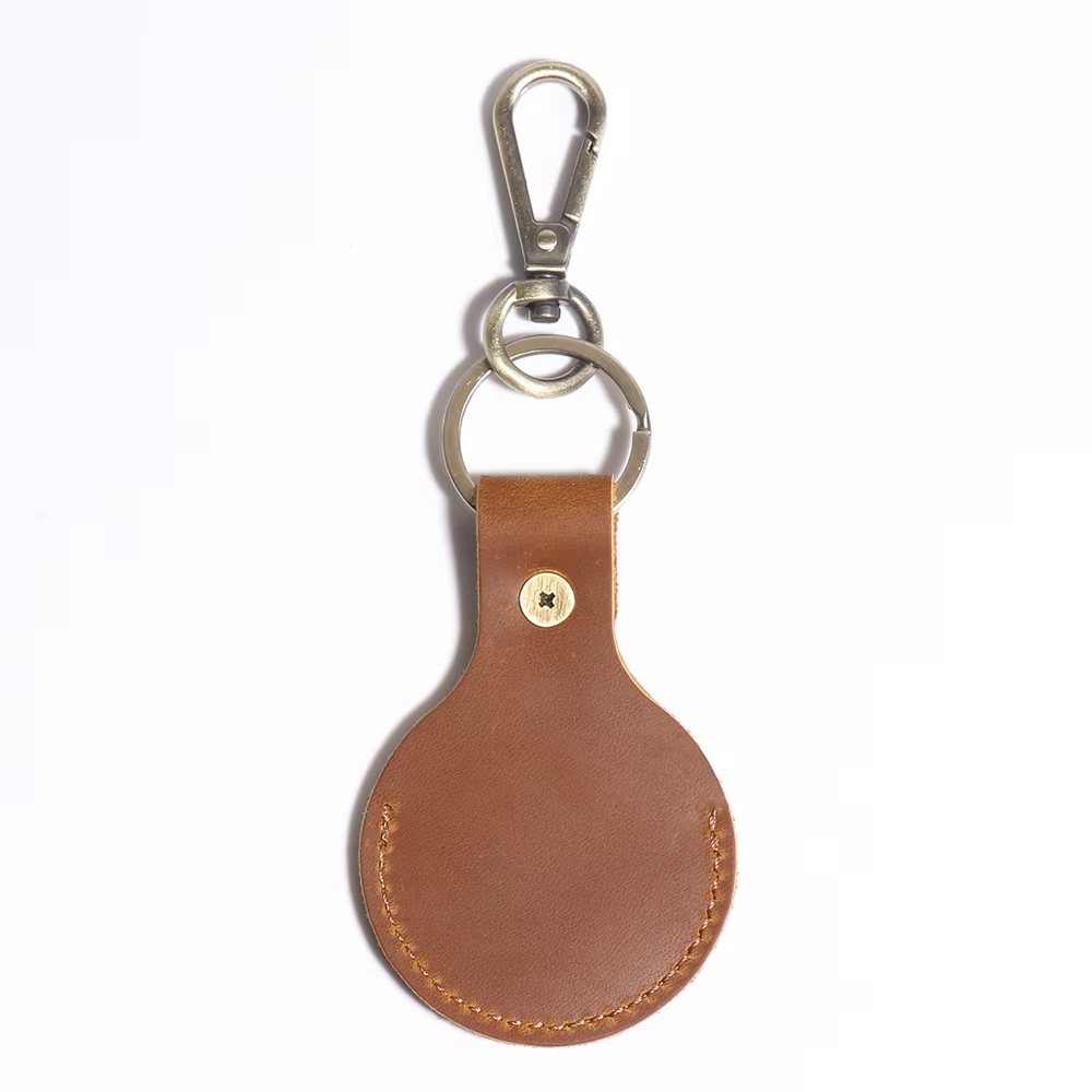Leather Tracker Keychain Holder