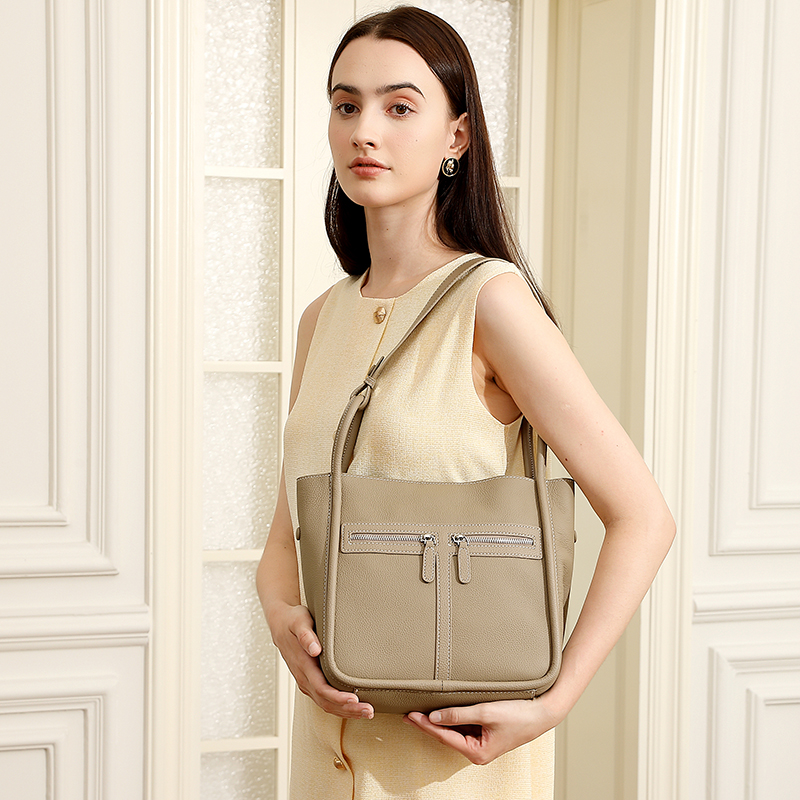 Classic Beige Tote Bag