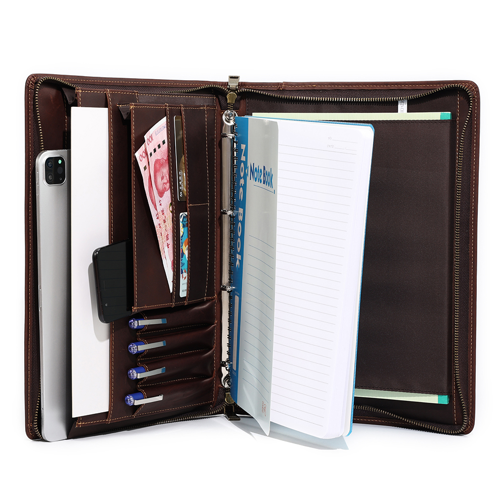 Leather Portfolio Organizer