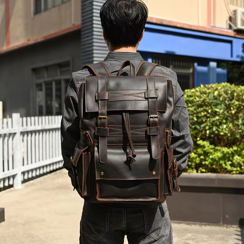 Vintage Leather Backpack
