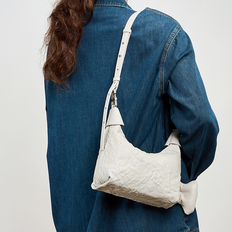 White Soft Shoulder Bag