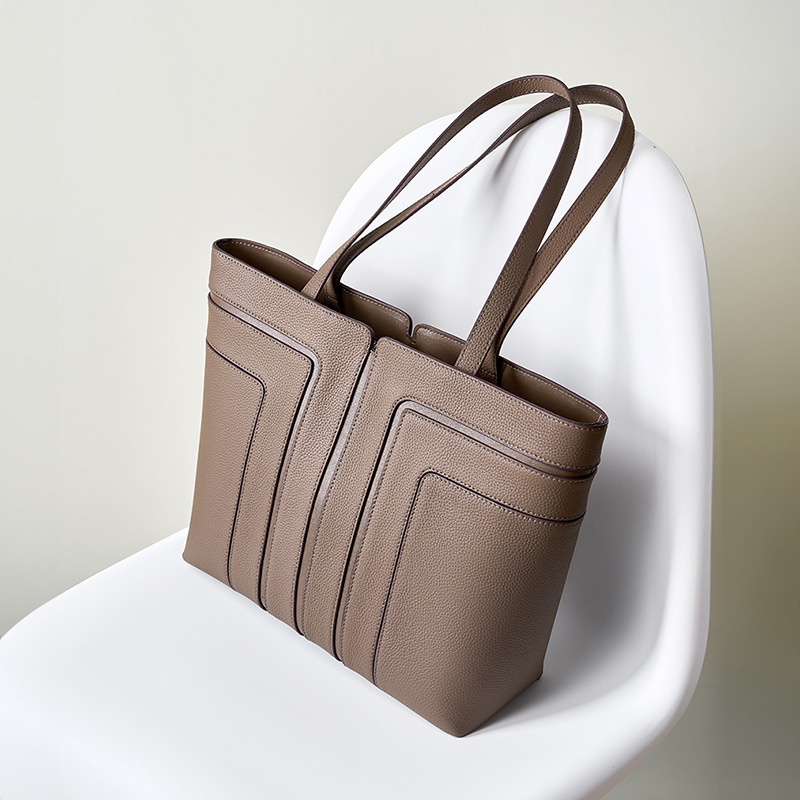 Classic Leather Tote Bag