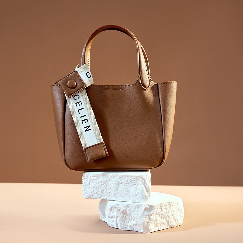 Classic Brown Leather Tote