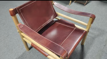 Luxury Leather Safari Chair