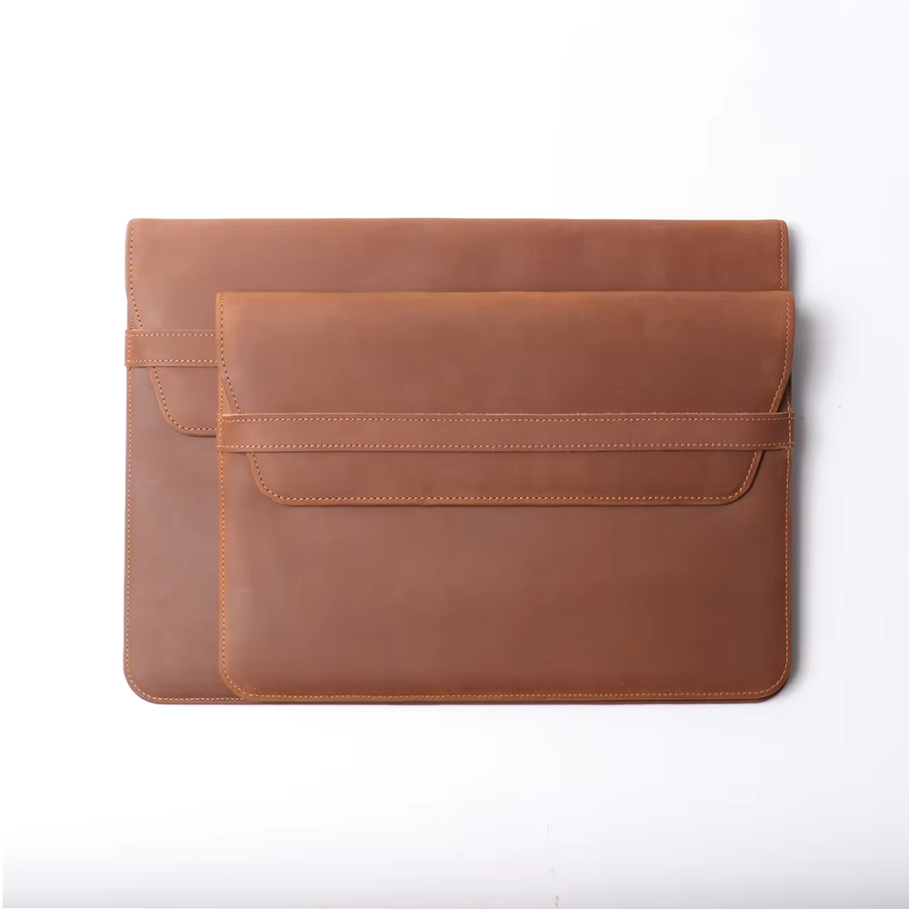 Leather Laptop Sleeve Set