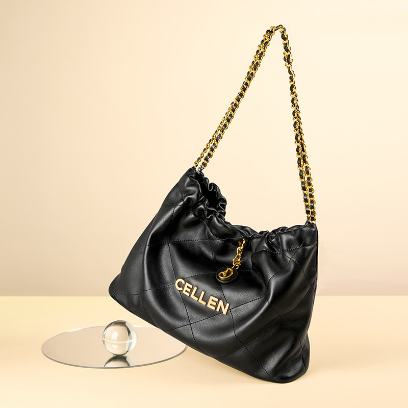 Quilted Black Shoulder Bag