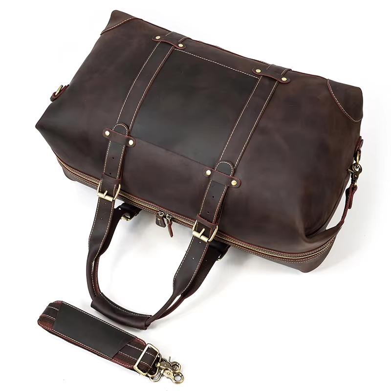 Classic Leather Travel Duffel