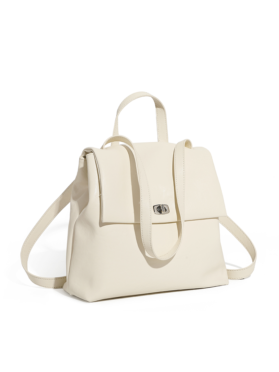 Classic Brown Leather Backpack