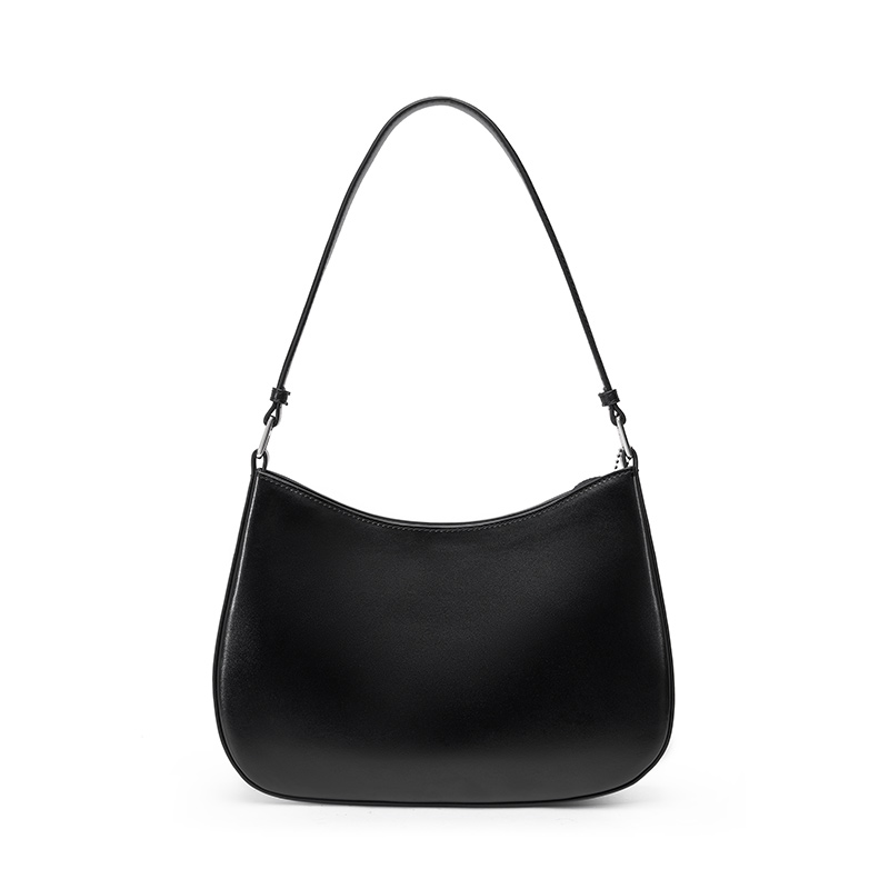 Classic Black Shoulder Bag