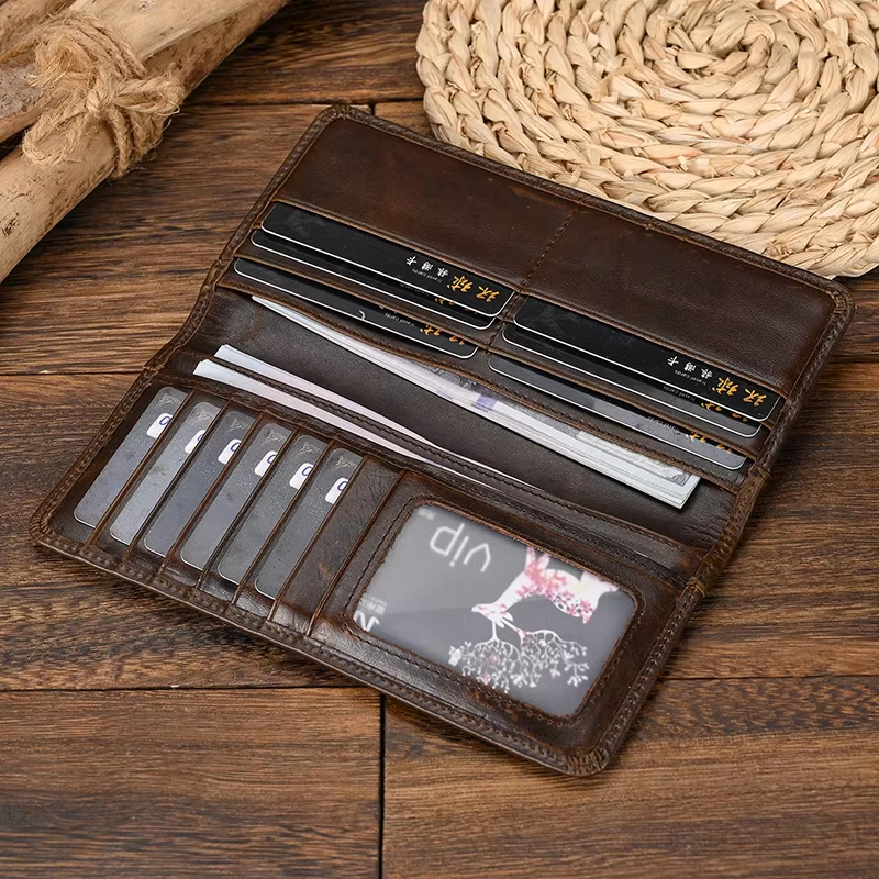 Vintage Brown Leather Wallet