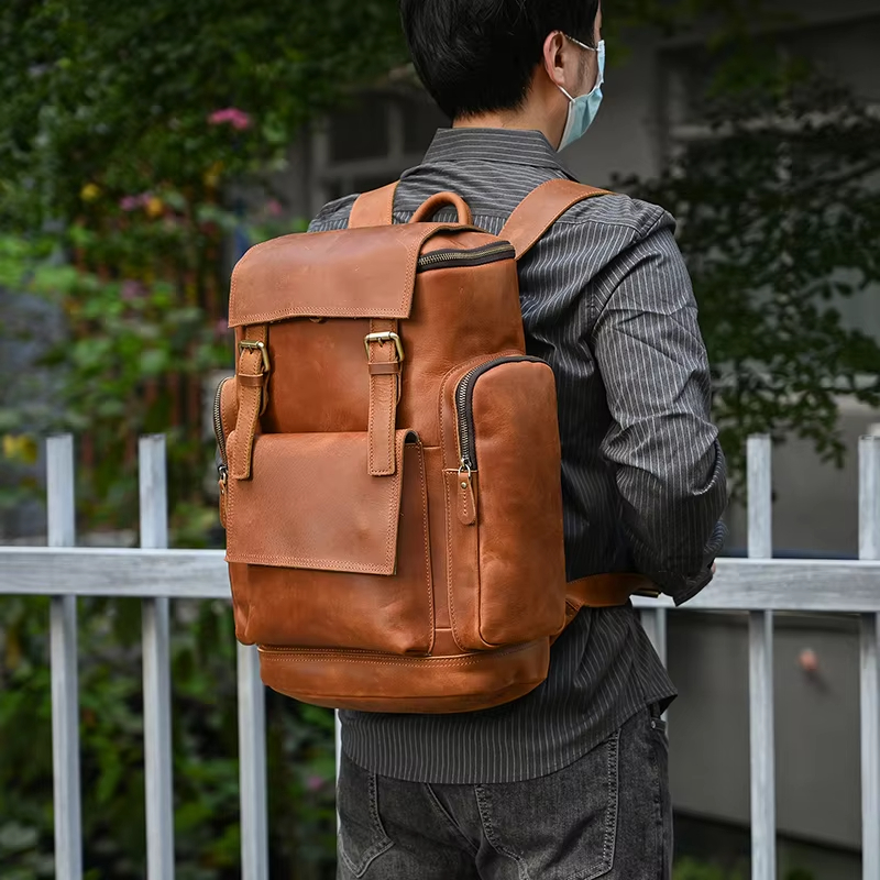 Vintage Leather Backpack