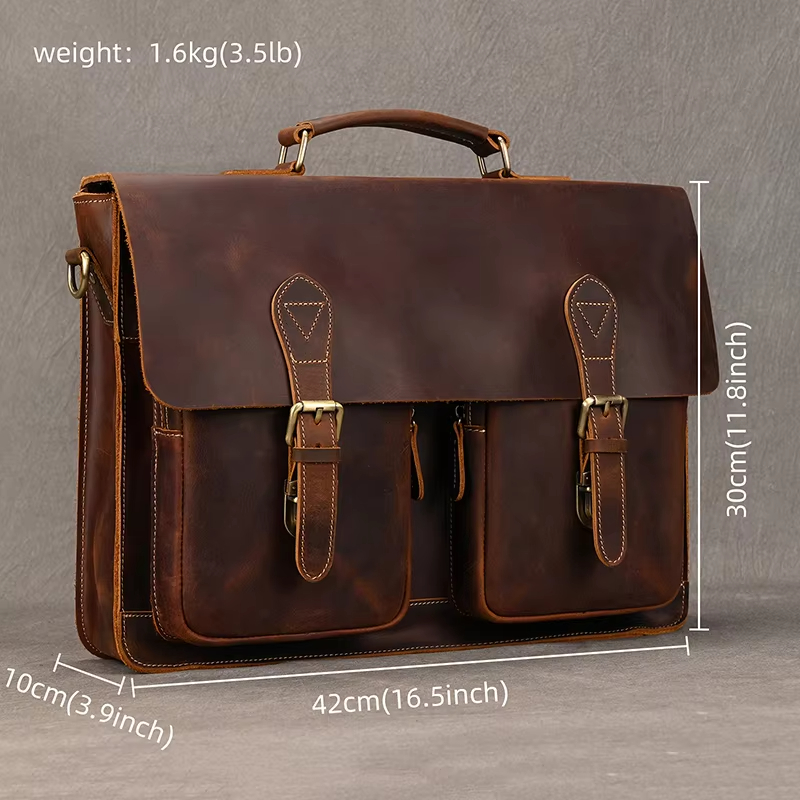 Classic Leather Briefcase